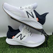 Tênis de corrida masculino New Balance, espuma fresca Roav v1 MROAVRH1 malha branca/marinha Synt comprar usado  Enviando para Brazil