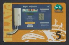 1997 $5 cinco dólares PayTel Payphone cartão telefônico estado perfeito comprar usado  Enviando para Brazil