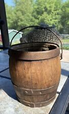Barril/barril balde antigo primitivo com alças comprar usado  Enviando para Brazil