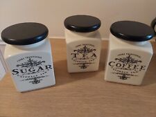 shabby chic tea coffee sugar for sale  WORTHING