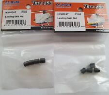Used, 2 x Packets Align Parts Trex 250 H25037AT Landing Skid Nuts - RC Spares Parts for sale  Shipping to South Africa