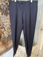 Pantalones para hombre ZANELLA Parker talla 36 lana negra nuevos sin etiquetas cintura elástica $375, usado segunda mano  Embacar hacia Argentina