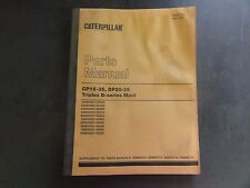 Manual de peças de mastro Caterpillar CAT GP15-35, DP20-35 triplex série B SEBN2743 '95 comprar usado  Enviando para Brazil