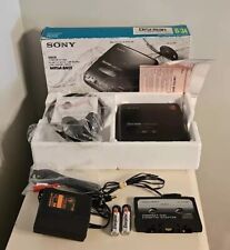 Vintage Sony Discman Portable Personal CD Player W/ Box Headphones Cassette D-34 for sale  Shipping to South Africa