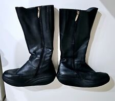 Mbt black leather for sale  MANCHESTER