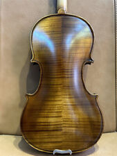 Violino profissional feito à mão tamanho 4/4 duas peças atrás com linda chama + som comprar usado  Enviando para Brazil