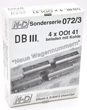 M+D Modell + Dioramabau Sonderserie 072/3 4x Kohlewagen der DB 00t41 Ep. III comprar usado  Enviando para Brazil