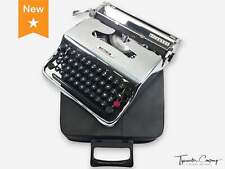 Olivetti Lettera 22 Chrome-Plated Vintage Manual Typewriter, Serviced for sale  Shipping to South Africa