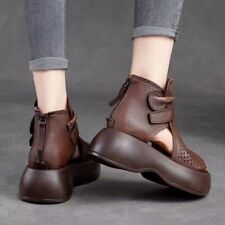 Sandalias romanas ortopédicas para mujer verano ahuecadas punta abierta botas zapatos plataforma segunda mano  Embacar hacia Argentina