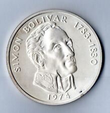 Silbermünze simon bolivar gebraucht kaufen  Südstadt