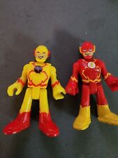 Imaginext DC Super Friends Flash and Reverse Flash 2 juguetes figura de acción suelta segunda mano  Embacar hacia Argentina