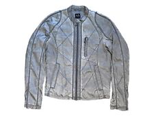 A|X Armani Exchange Grey Moto Jacket Men's Small Zip for sale  Shipping to South Africa