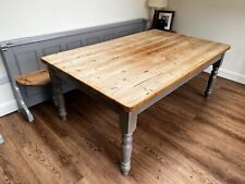 Farmhouse pine table for sale  SPALDING