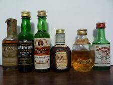 Whisky miniature bottiglie usato  Genova