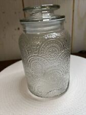 Decorative glass canister for sale  Augusta