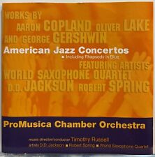 Orquesta de cámara ProMusica: conciertos de jazz americano (CD 2003) *Muy buena* segunda mano  Embacar hacia Argentina