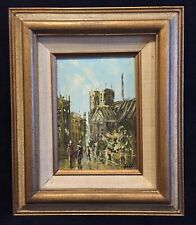 Used, Vintage Oil Painting Signed BALIN, Paris Street Scene (#18) for sale  Shipping to Canada