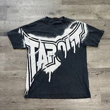 Camisa Tapout DE COLECCIÓN Adulto Talla L Negra Tribal Deletrear Cyber Y2K MMA Gótica segunda mano  Embacar hacia Argentina