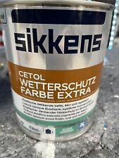 1 liter Sikkens Cetol weather protection paint extra shade open container residual lot for sale  Shipping to South Africa