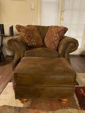Brown armchair ottoman for sale  Pittsburgh