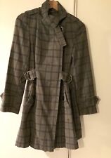 Topshop checkered mack for sale  LONDON