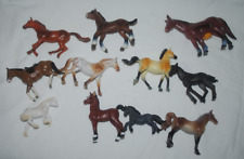 Lote de bonecos de cavalo de plástico pequenos vintage, vários tamanhos e marcas, LOTE DE 11 comprar usado  Enviando para Brazil