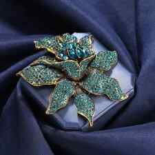 Broche vintage orquídea estrás para mujeres lujo joyería accesorios para banquete segunda mano  Embacar hacia Mexico