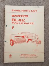 BAMFORD BL42 BALER PARTS CATALOGUE, used for sale  Shipping to Ireland