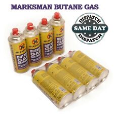 227g Butane Gas Canisters Marksman Gas Bottles Portable Stoves BBQ Burner Cooker, used for sale  HARROW