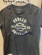 Harley Davidson Women’s Gray T-shirt Size Large New Without Tags, usado comprar usado  Enviando para Brazil