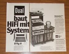 Rare Advertising Vintage DUAL SYSTEM 3000 HiFi Shelving System 1977 for sale  Shipping to South Africa