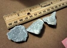 Used, 3pcs. ANGELITE Rough Crystal Mineral Specimens 40g total weight  for sale  Shipping to South Africa