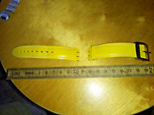 Cinturino giallo pelle usato  Milano