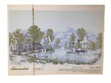 Papel de parede vintage amostra Schmacher’s Scenic mural Cove Point 960A comprar usado  Enviando para Brazil