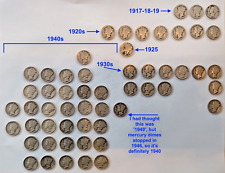 Collection mercury dimes for sale  Reading