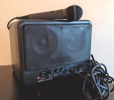Alto-falante monitor Yamaha MS202 e microfone Radio Shack com caixa de karaokê! comprar usado  Enviando para Brazil