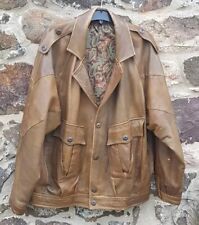 Vintage brown leather for sale  CORNHILL-ON-TWEED