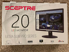 Monitor LED ultrafino Sceptre 20" 1600x900 75Hz 2x alto-falantes embutidos HDMI VGA comprar usado  Enviando para Brazil