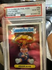 2013 Topps Garbage Pail Kids Chrome Series 1 ADAM BOMB 8a Card PSA 10 GEM MINT for sale  Shipping to South Africa