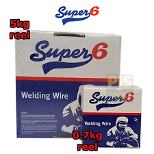 0.7kg or 5kg x Super 6 SWP A18 0.8mm mild steel copper coated mig welding wire for sale  Shipping to South Africa