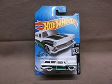 HOT WHEELS 2020 #74 BRANCO VERDE 8 CAIXAS 1955 FORD STATION WAGON 2 PORTAS PERSONALIZADO SW comprar usado  Enviando para Brazil