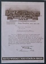 Facture 1935 seitz d'occasion  Nantes-