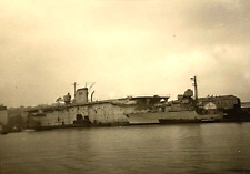 Photo, French aircraft carrier Béarn and submarine L'Artemis S603, Toulon 1959 for sale  Shipping to South Africa
