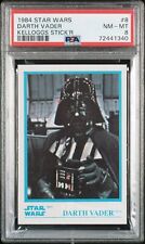 1984 Star Wars Kelloggs Stick'R Darth Vader #8 PSA 8 QUASE PERFEITO-PERFEITO Pop Baixo! comprar usado  Enviando para Brazil