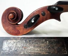 BELO VIOLINO FRANCÊS ANTIGO FINAL DE 1800 - 1900 - vídeo - ANTIGO バイオリン скрипка 小提琴 526 comprar usado  Enviando para Brazil