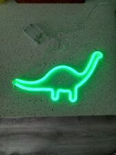 Dinosaur led neon for sale  VERWOOD