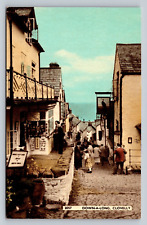 Placa antiga vintage PC North Devon Harbor Village Clovelly Kodak cabine do fornecedor comprar usado  Enviando para Brazil