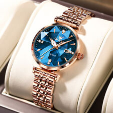 Relógios femininos joias relógio impermeável pulseira de aço inoxidável relógio de ouro rosa comprar usado  Enviando para Brazil