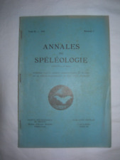 Spelunca annales speleologie d'occasion  Le Crès