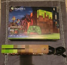 Consola Microsoft Xbox One S 1 TB Minecraft edición limitada. Probado segunda mano  Embacar hacia Argentina